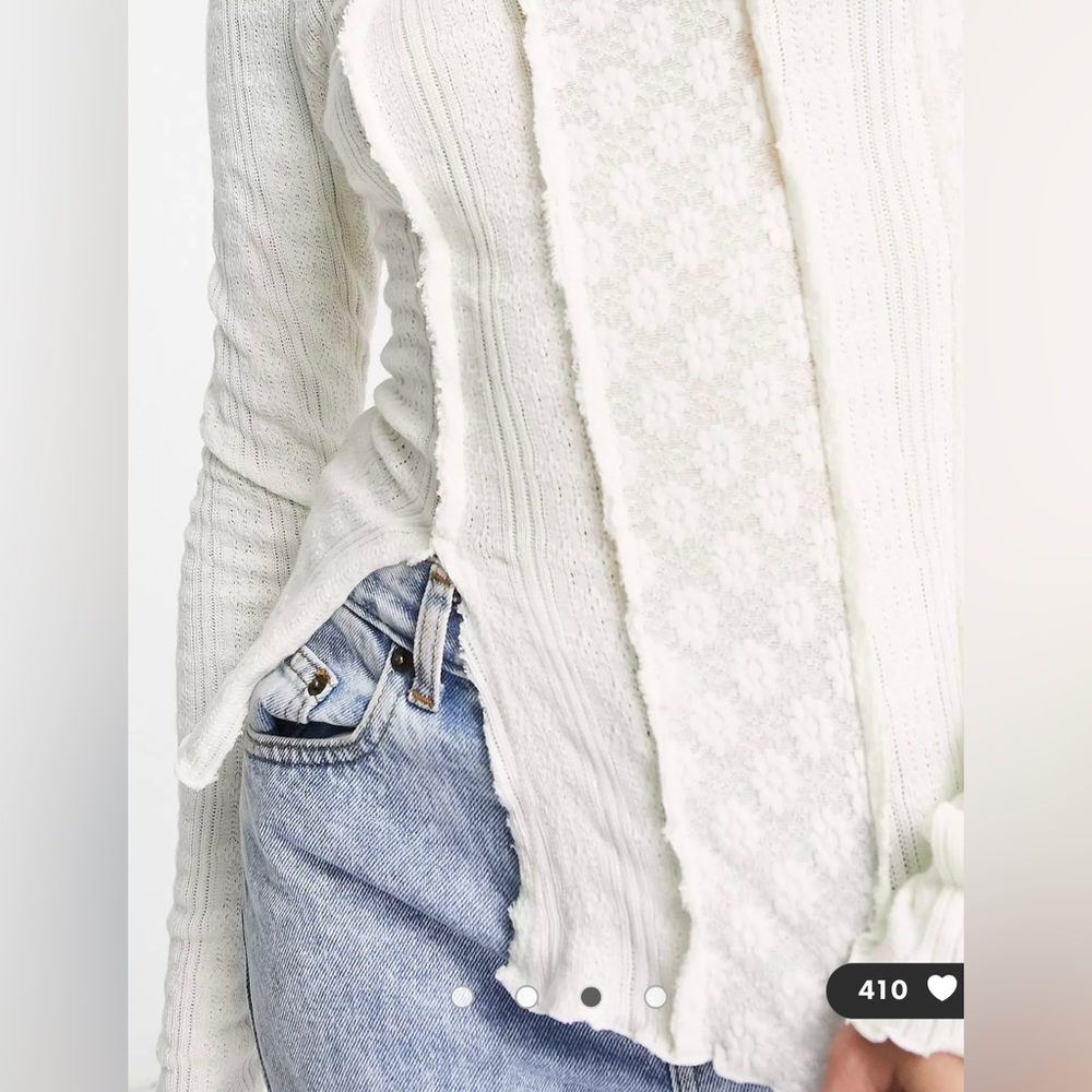 NWT FREE PEOPLE Gardenia Lula Top size XS - Picture 5 of 11